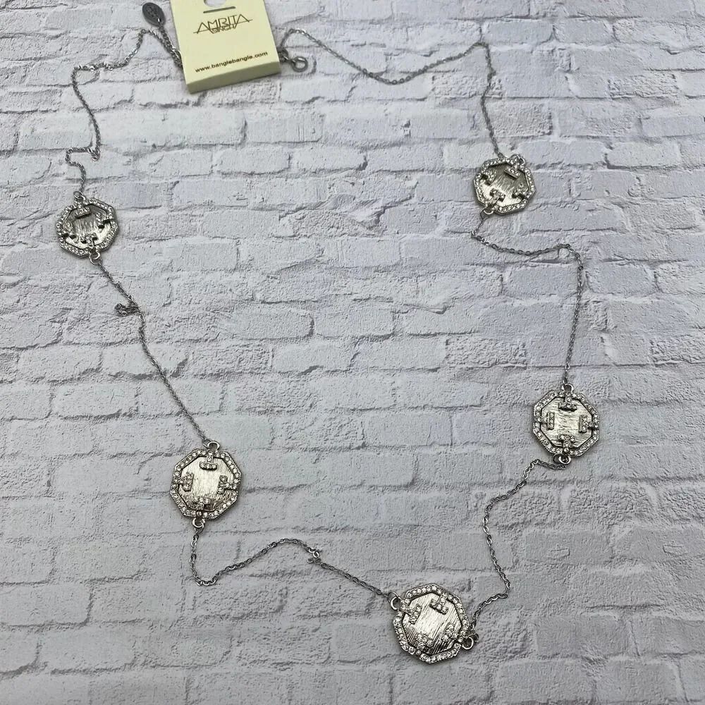 Amrita Singh Otto Austrian Crystal Station Necklace